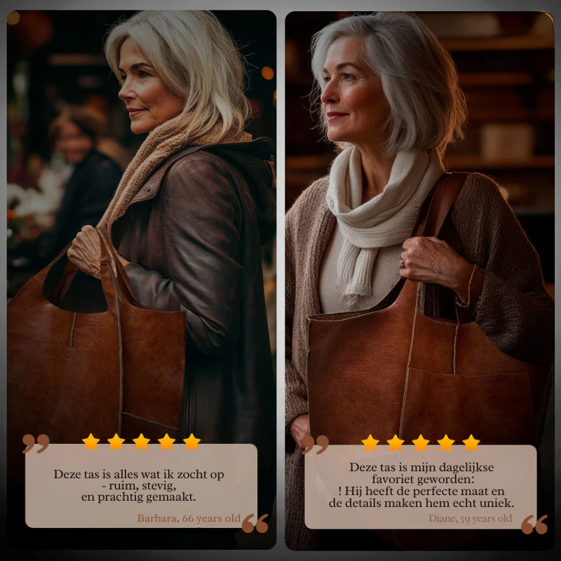 Nueva York™ | Bolso Vintage de Cuero Vegano con Estilo Atemporal