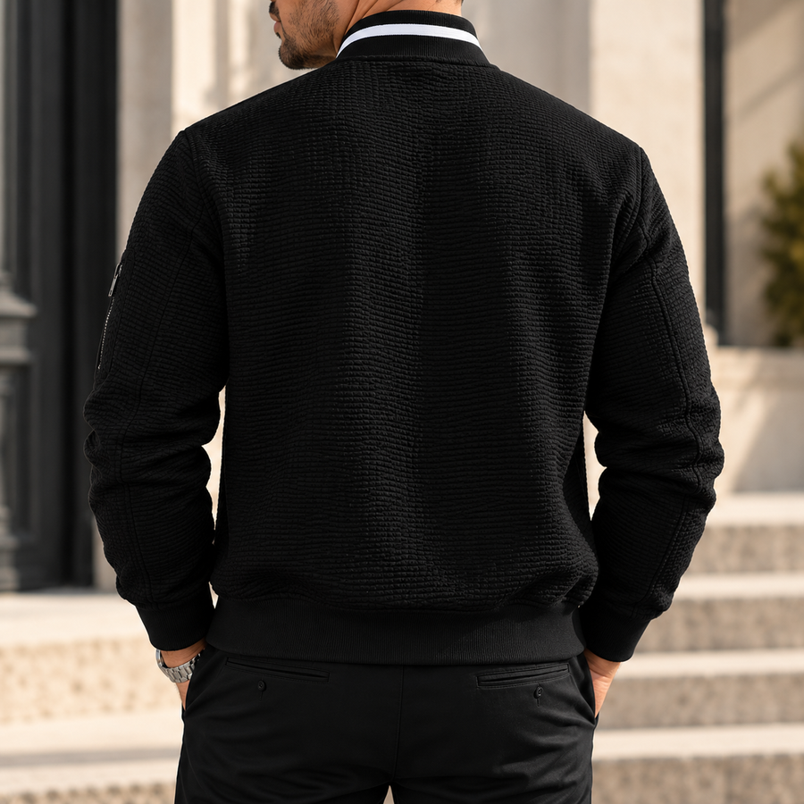 New Jersey™ | Bomber juvenil color negro
