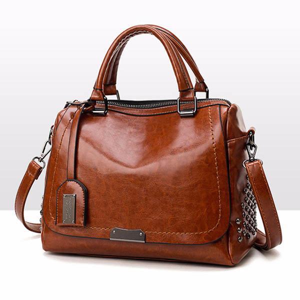 Berlín™ | Bolso de Cuero Lujo con Tachas
