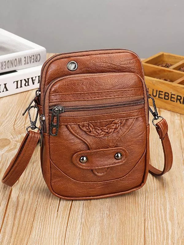 Bruselas™ | Bolso de Bandolera de Cuero Vintage