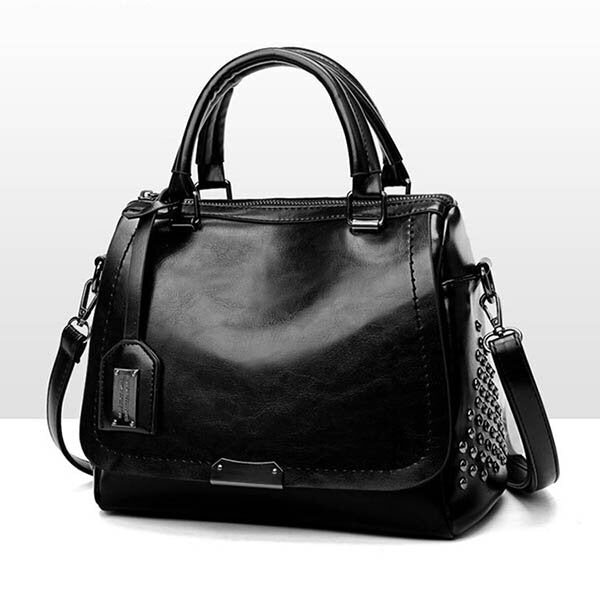 Berlín™ | Bolso de Cuero Lujo con Tachas