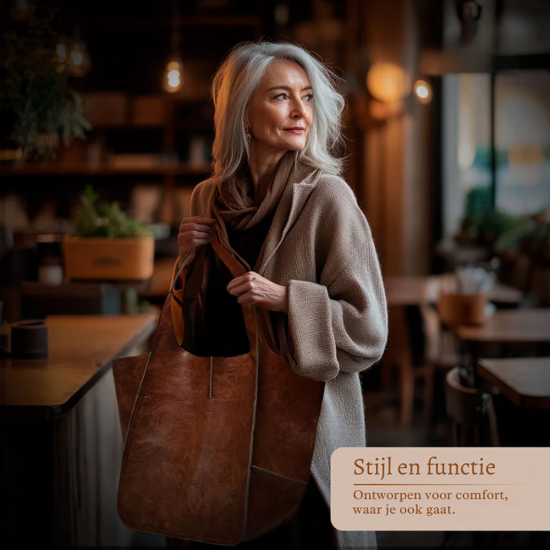 Nueva York™ | Bolso Vintage de Cuero Vegano con Estilo Atemporal