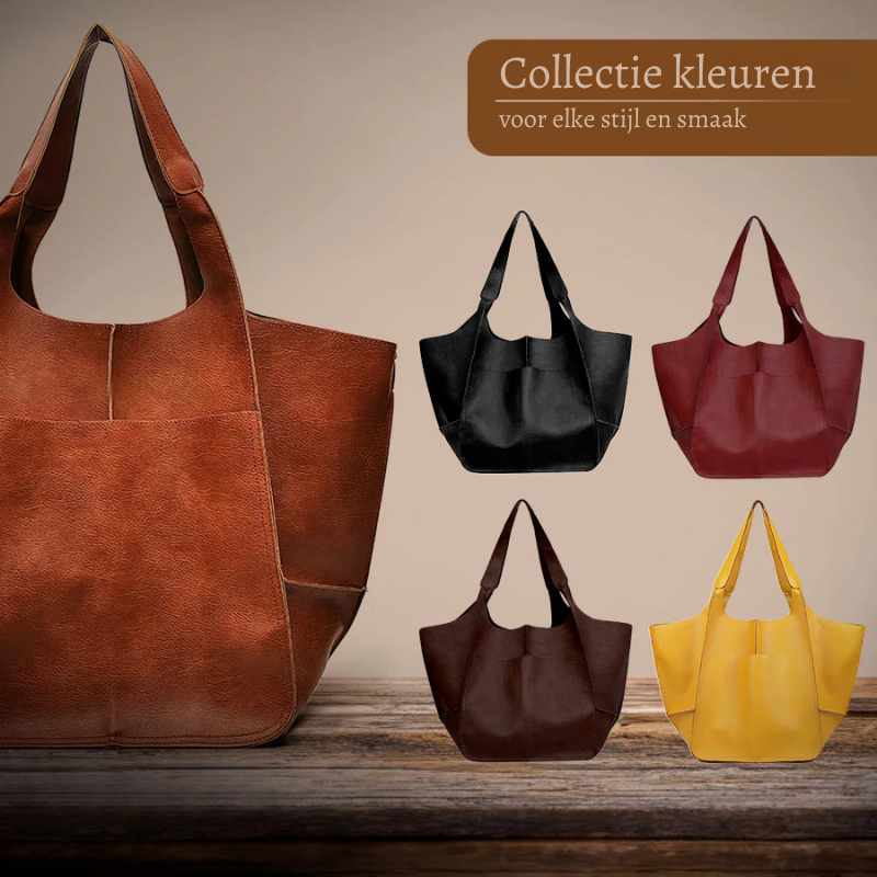 Nueva York™ | Bolso Vintage de Cuero Vegano con Estilo Atemporal