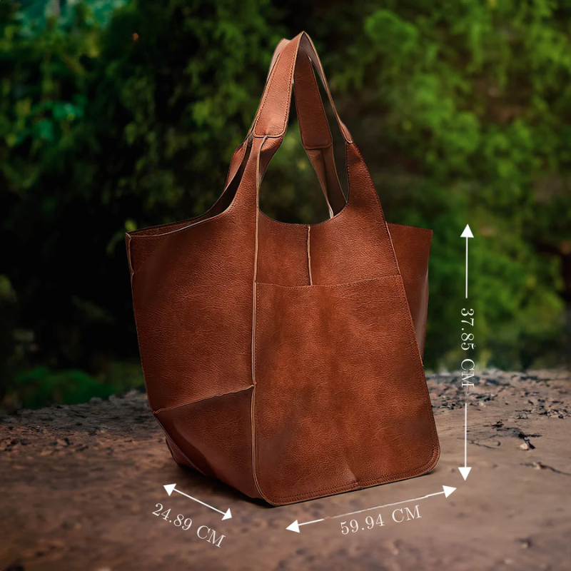 Nueva York™ | Bolso Vintage de Cuero Vegano con Estilo Atemporal