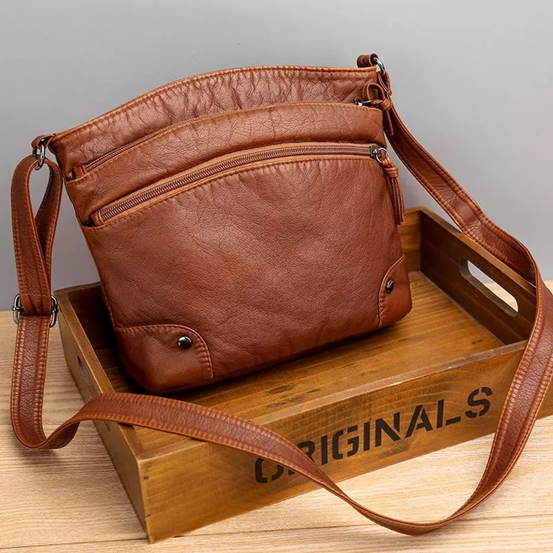 Copenhague™ | Bolso de Bandolera de Cuero
