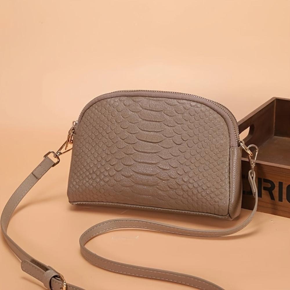 Chicago™ | Mini Bolso de Cuero Vegano con Textura Cocodrilo