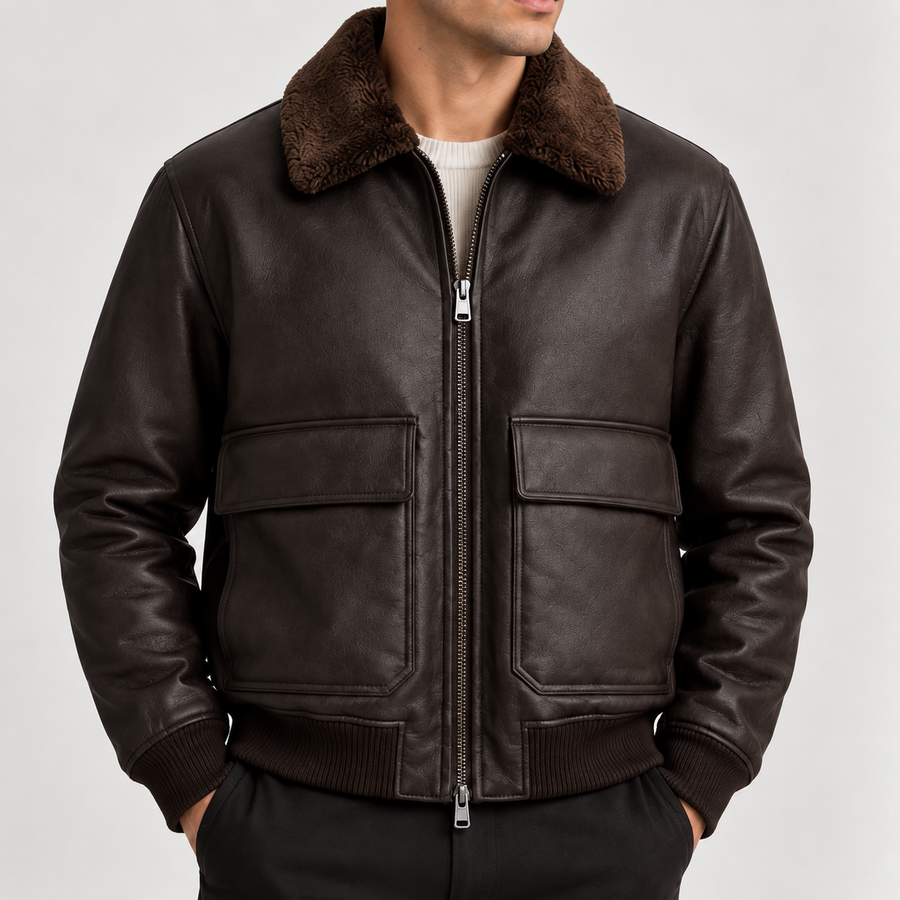 Moscú™ | Chaqueta shearling negra
