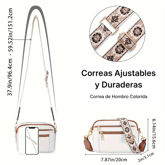 Barcelona™ | Bolso de Bandolera Chic