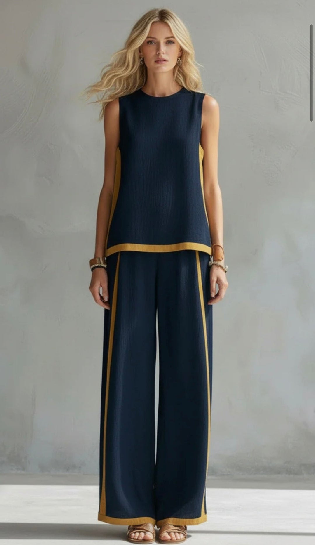 Leila™ | Set Elegante de Algodón y Lino Premium