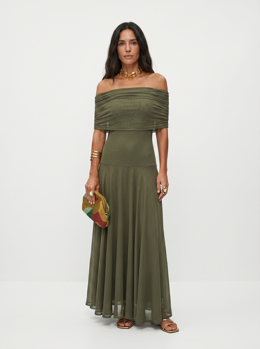 Carla™ | Vestido Maxi Minimalista y Elegante