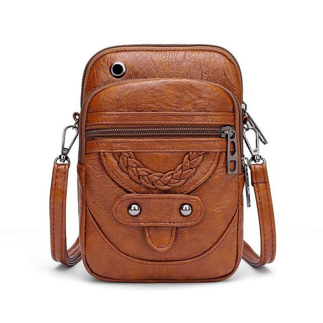 Bruselas™ | Bolso de Bandolera de Cuero Vintage