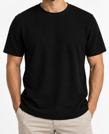 Burdeos™ | Polera waffle color burdeo