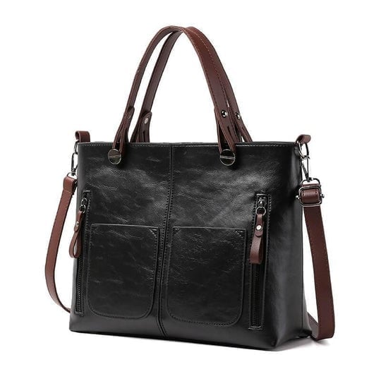 Londres™ | Bolso de Hombro de Cuero Vintage – Gran Capacidad y Estilo