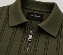 Dublín™ | Polo tejido color oliva resalta figura