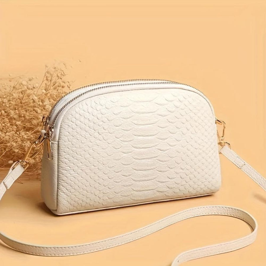 Chicago™ | Mini Bolso de Cuero Vegano con Textura Cocodrilo