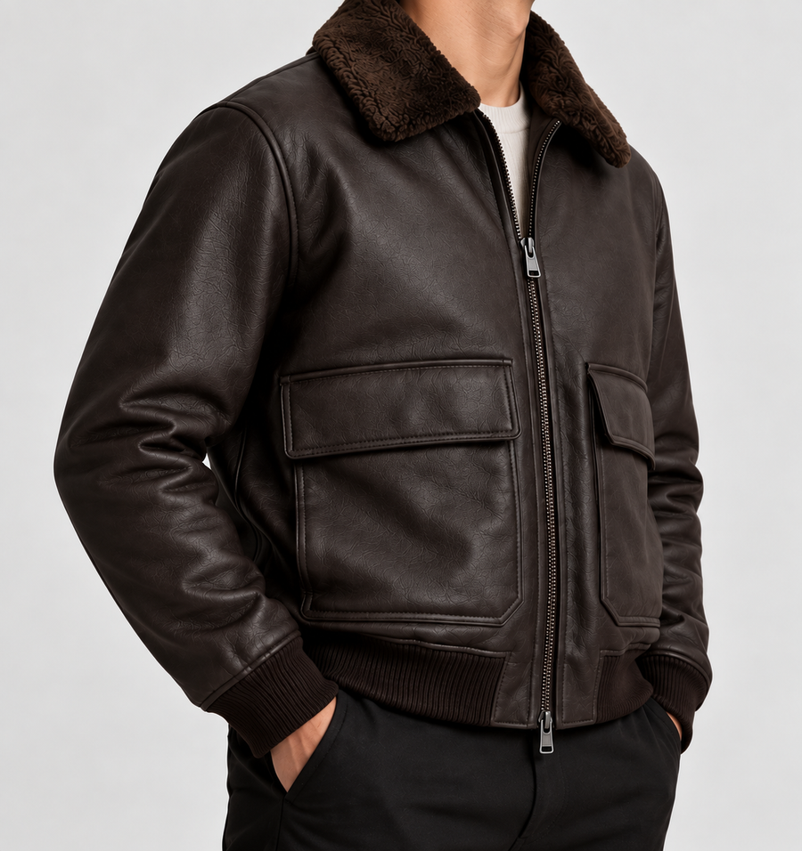 Moscú™ | Chaqueta shearling negra