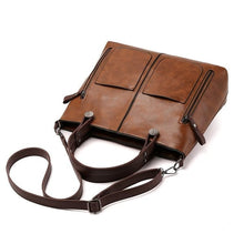 Londres™ | Bolso de Hombro de Cuero Vintage – Gran Capacidad y Estilo