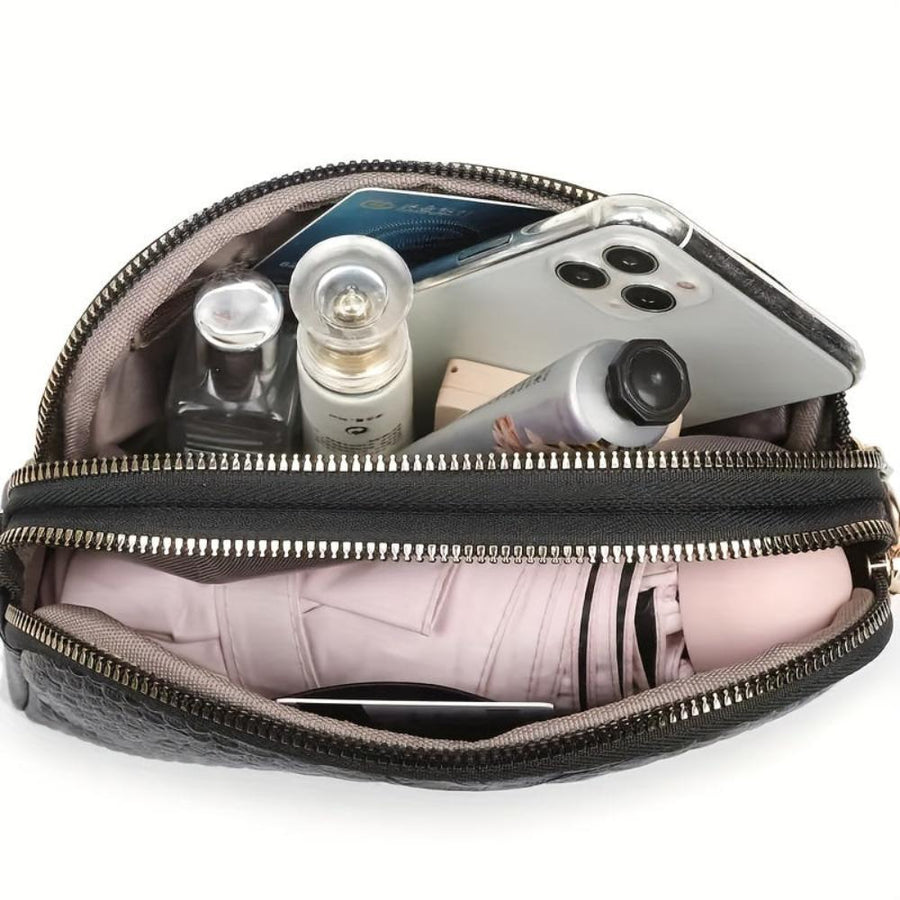 Chicago™ | Mini Bolso de Cuero Vegano con Textura Cocodrilo