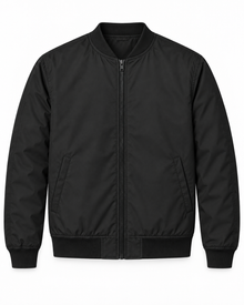 Chaqueta bomber negra, producto
