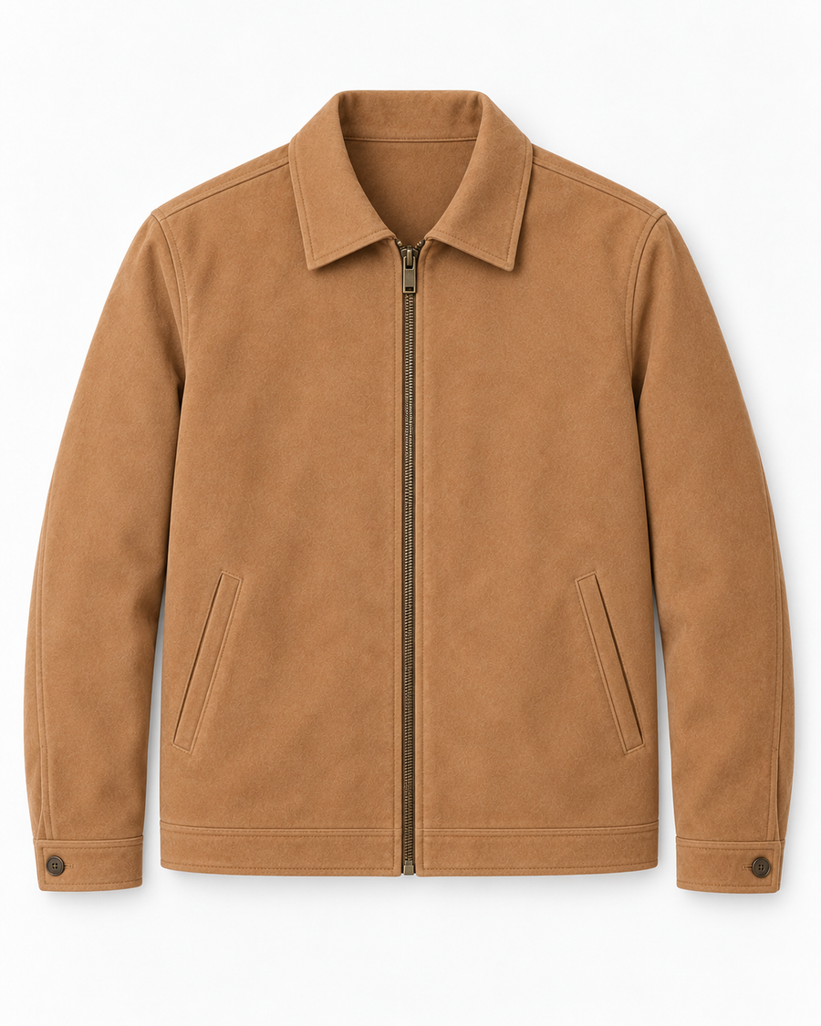 Mónaco™ | Chaqueta camel de acabado suave