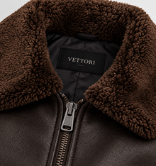 Moscú™ | Chaqueta shearling negra