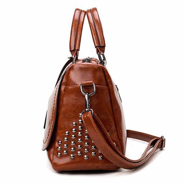 Berlín™ | Bolso de Cuero Lujo con Tachas