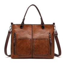 Londres™ | Bolso de Hombro de Cuero Vintage – Gran Capacidad y Estilo