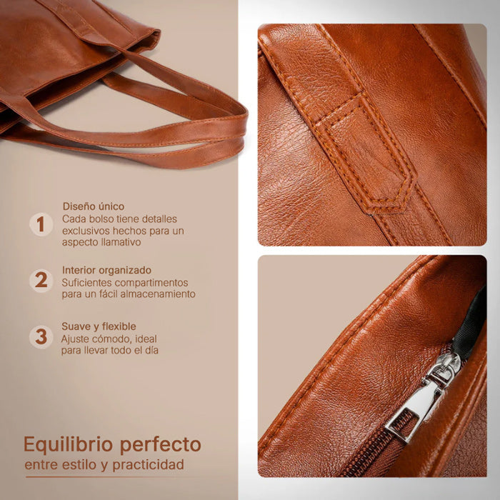 Múnich™ | Bolso Clásico de Cuero Vegano – Elegancia Atemporal