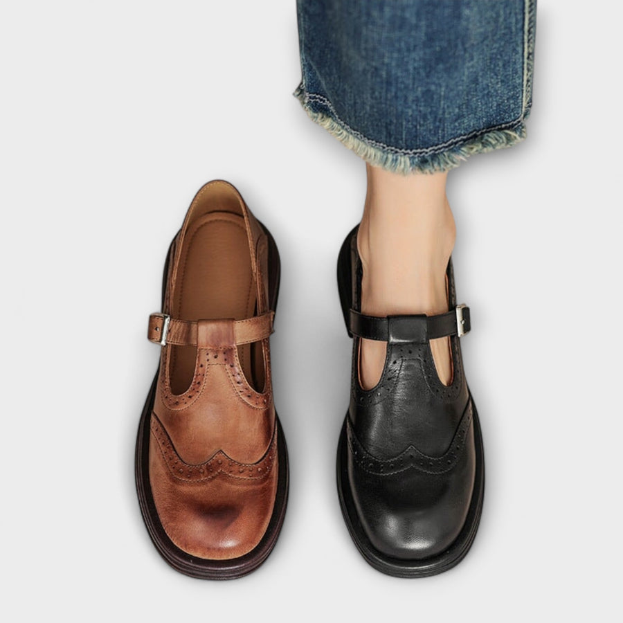 Janine | Sandalias de Cuero Premium