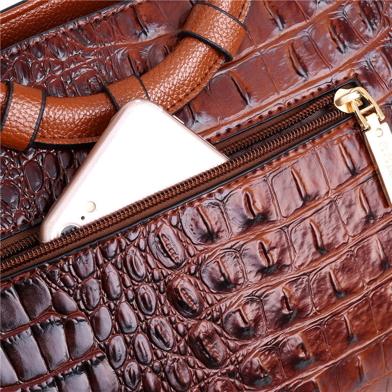 Oporto™ | Bolso Croco Elegante Hecho a Mano